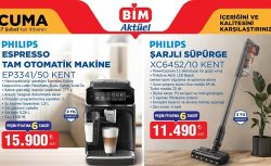 27 Şubat 2026 BİM Kataloğu Yayınlandı: Philips Tam Otomatik Kahve Makinesi DEV İndirimde