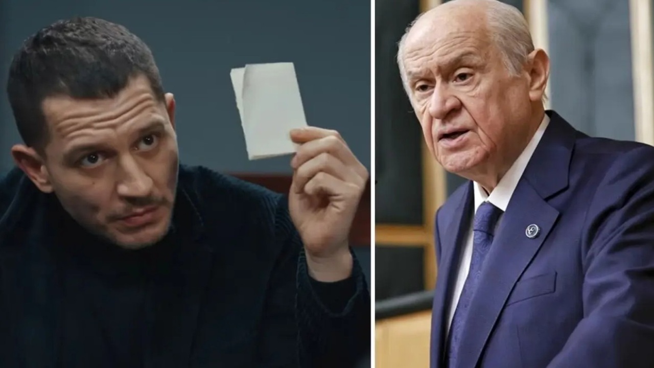 Türk TV Tarihine Damga Vuran Sahne! Uraz Kaygılaroğlu’ndan Bahçeli’ye Dizi İçinden Mesaj
