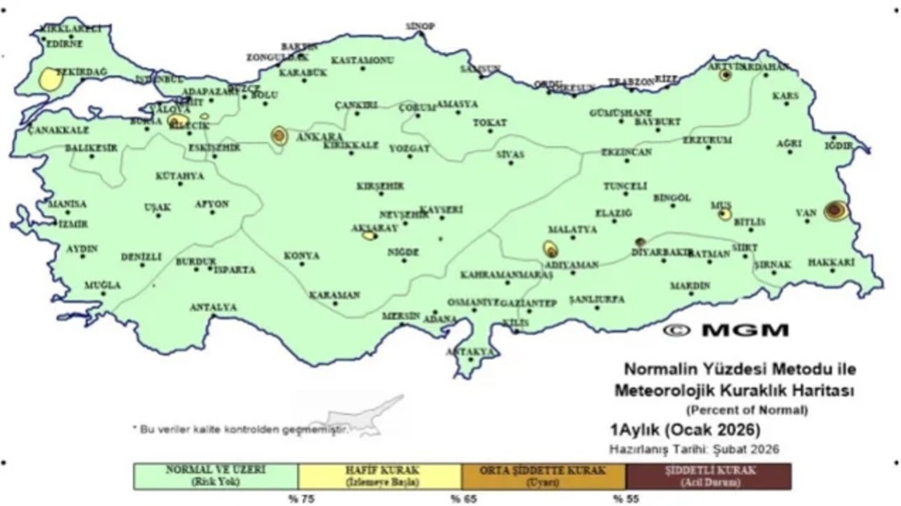 Türkiye Nefes Aldı! MGM Kuraklık Haritasını Güncelledi: O Korkutan Renkler Tarih Oldu!