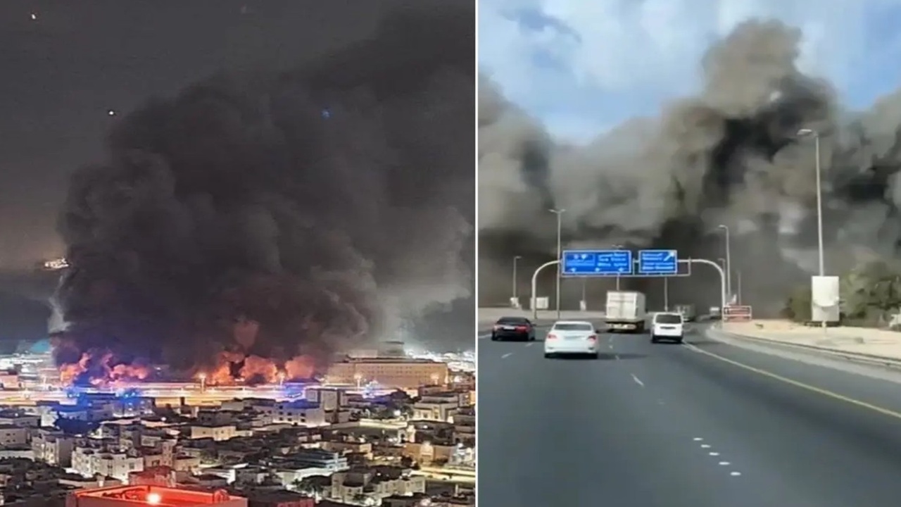 İran’ın vurduğu ülkeden yeni görüntüler! Kritik noktalar hedef alındı